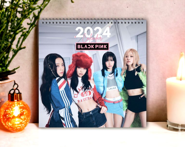 Black 2024 Calendar, Pink 2024 Wall Calendar, Blink Celebrity Calendar